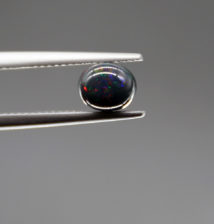 Ethiopian Black Opal, Cabochon, 1.70 ct